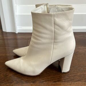 Gianvito Rossi White Leather Boots